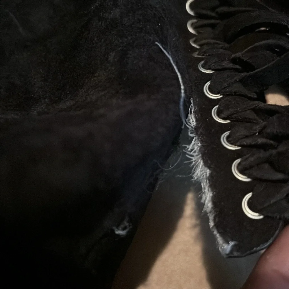 Suede Michael Kors handbag - Picture 4 of 4